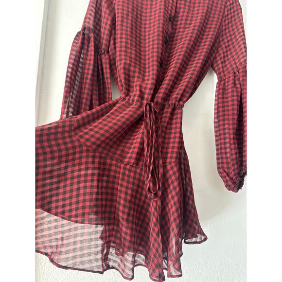 VICI MANCHESTER ADJUSTABLE BALLOON SLEEVE DRESS SzS Christmas holiday - Picture 8 of 11